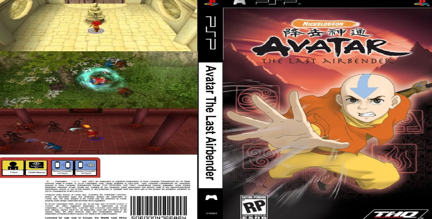 Rekomendasi 10 Kumpulan Game PPSSPP Ukuran Kecil_Avatar: The Last Airbender (2006)