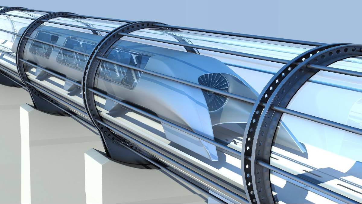 Infrastruktur Hyperloop Berbentuk Pipa Raksasa